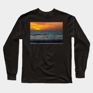 Sunset Over the Pacific Ocean Long Sleeve T-Shirt